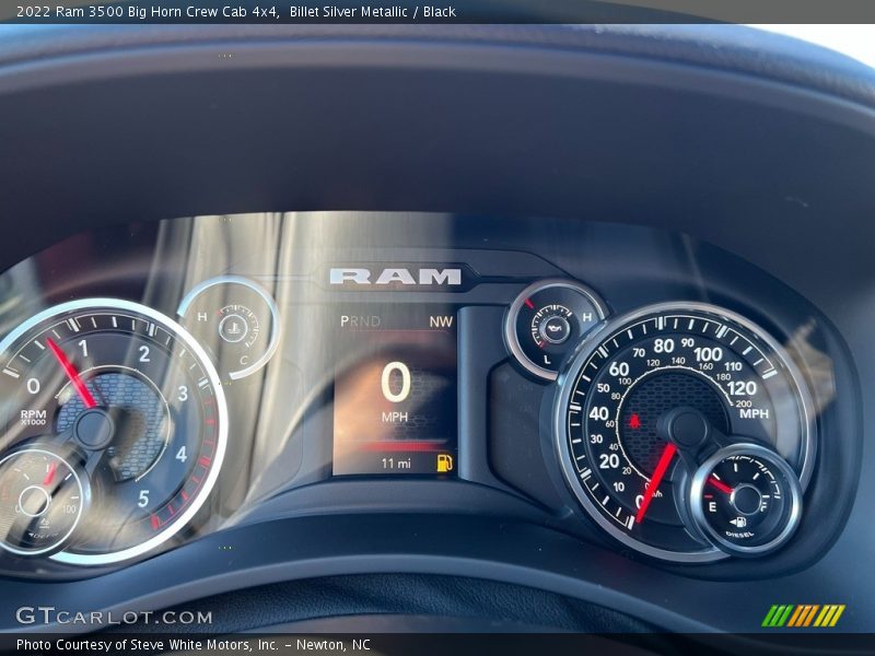 Billet Silver Metallic / Black 2022 Ram 3500 Big Horn Crew Cab 4x4