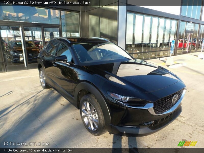 Jet Black Mica / Black 2021 Mazda CX-30 Premium AWD