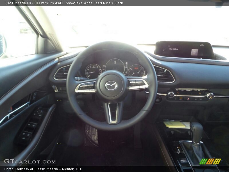 Snowflake White Pearl Mica / Black 2021 Mazda CX-30 Premium AWD