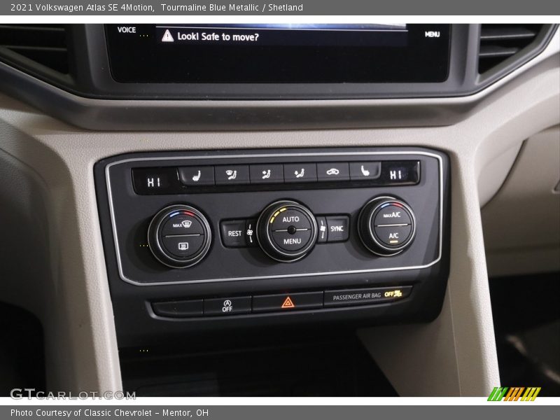 Tourmaline Blue Metallic / Shetland 2021 Volkswagen Atlas SE 4Motion