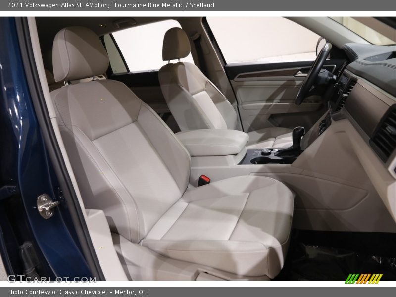 Tourmaline Blue Metallic / Shetland 2021 Volkswagen Atlas SE 4Motion