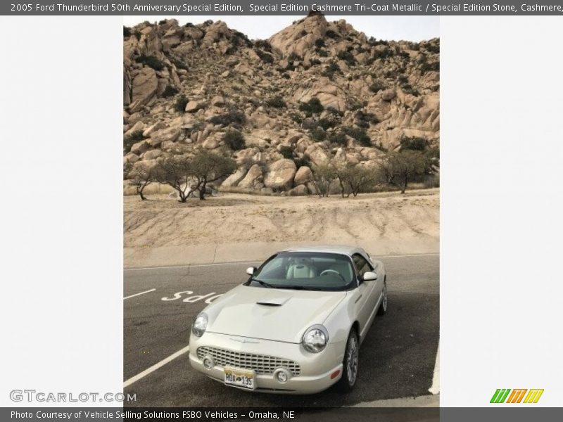 Special Edition Cashmere Tri-Coat Metallic / Special Edition Stone, Cashmere, Soft Gold 2005 Ford Thunderbird 50th Anniversary Special Edition