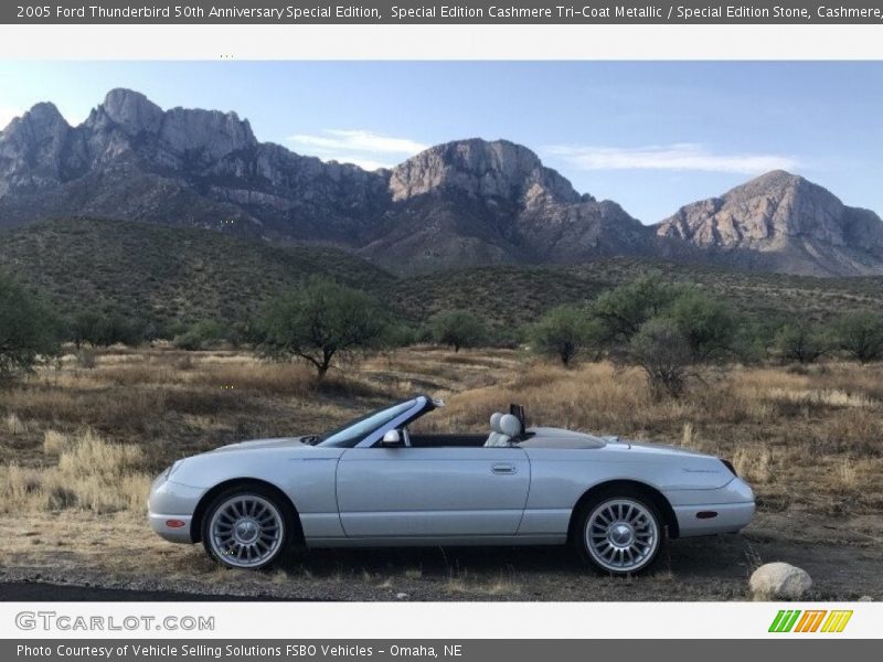 Special Edition Cashmere Tri-Coat Metallic / Special Edition Stone, Cashmere, Soft Gold 2005 Ford Thunderbird 50th Anniversary Special Edition