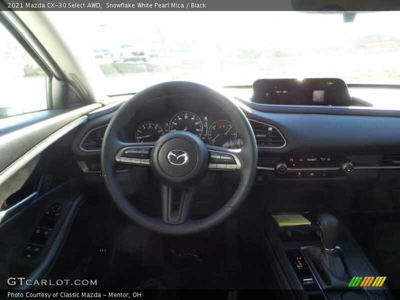 Snowflake White Pearl Mica / Black 2021 Mazda CX-30 Select AWD