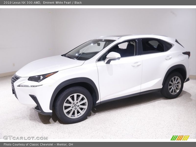Eminent White Pearl / Black 2019 Lexus NX 300 AWD