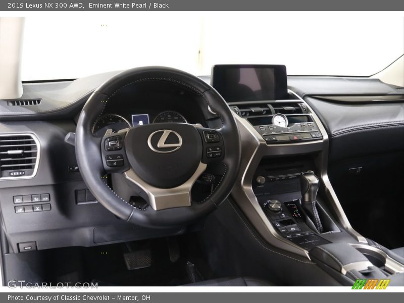 Eminent White Pearl / Black 2019 Lexus NX 300 AWD