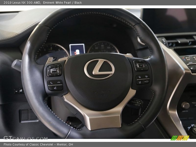 Eminent White Pearl / Black 2019 Lexus NX 300 AWD