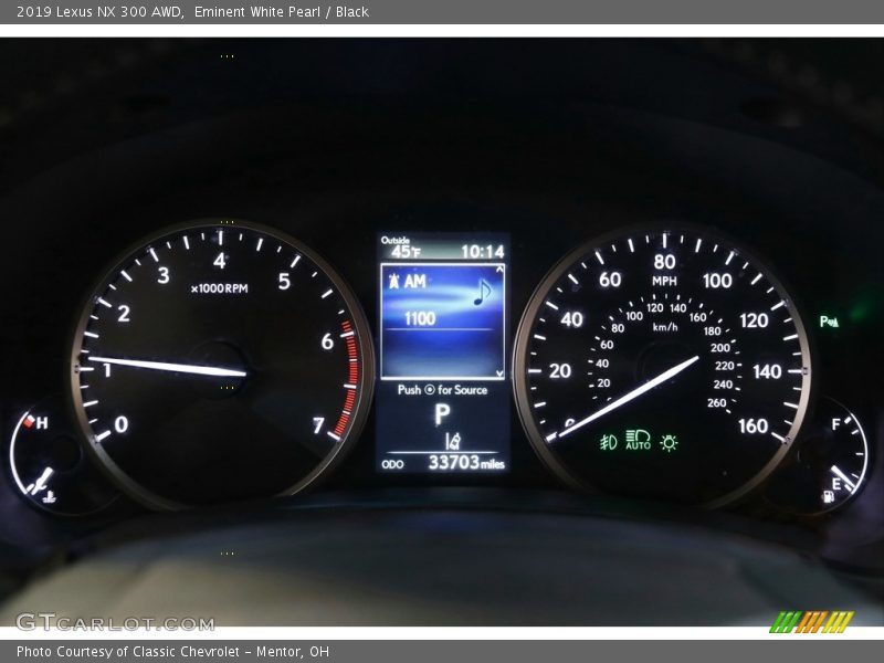Eminent White Pearl / Black 2019 Lexus NX 300 AWD