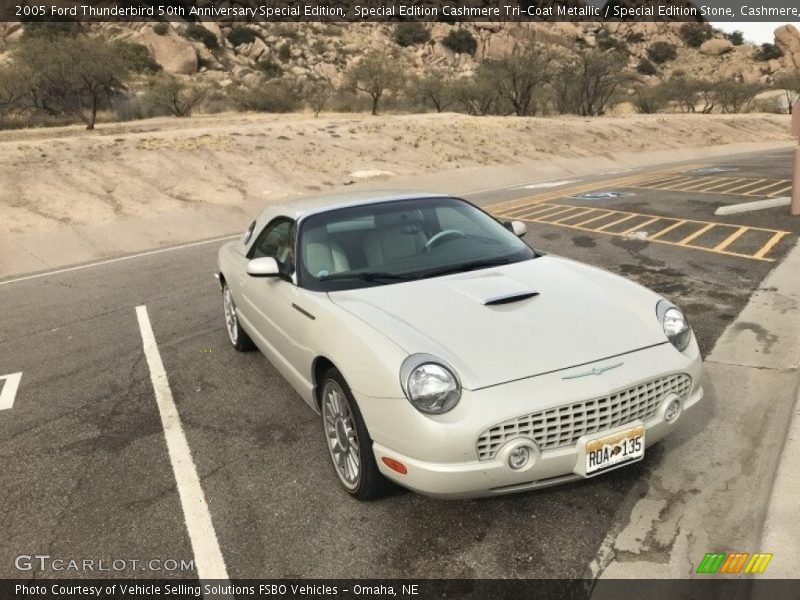 Special Edition Cashmere Tri-Coat Metallic / Special Edition Stone, Cashmere, Soft Gold 2005 Ford Thunderbird 50th Anniversary Special Edition