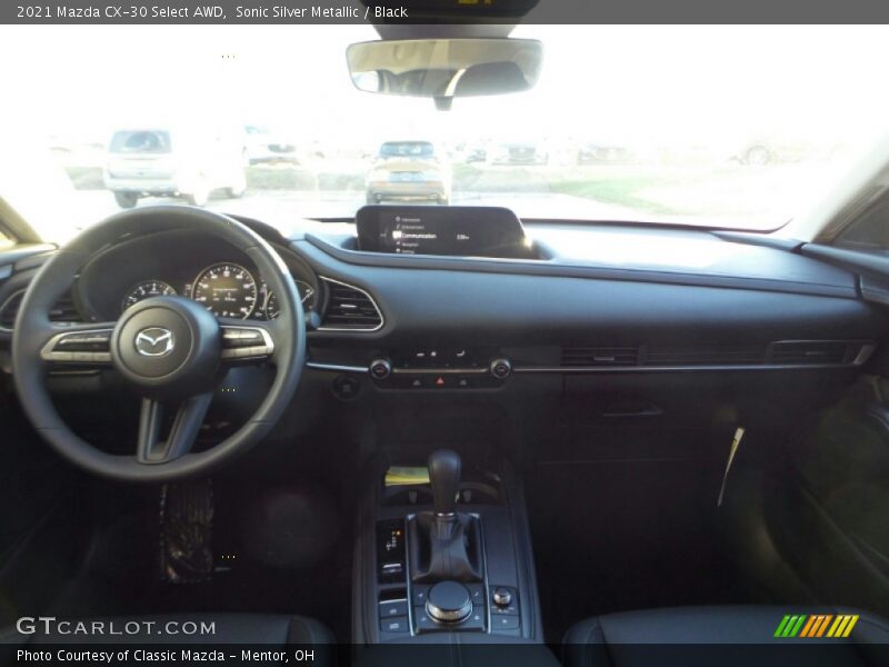 Sonic Silver Metallic / Black 2021 Mazda CX-30 Select AWD