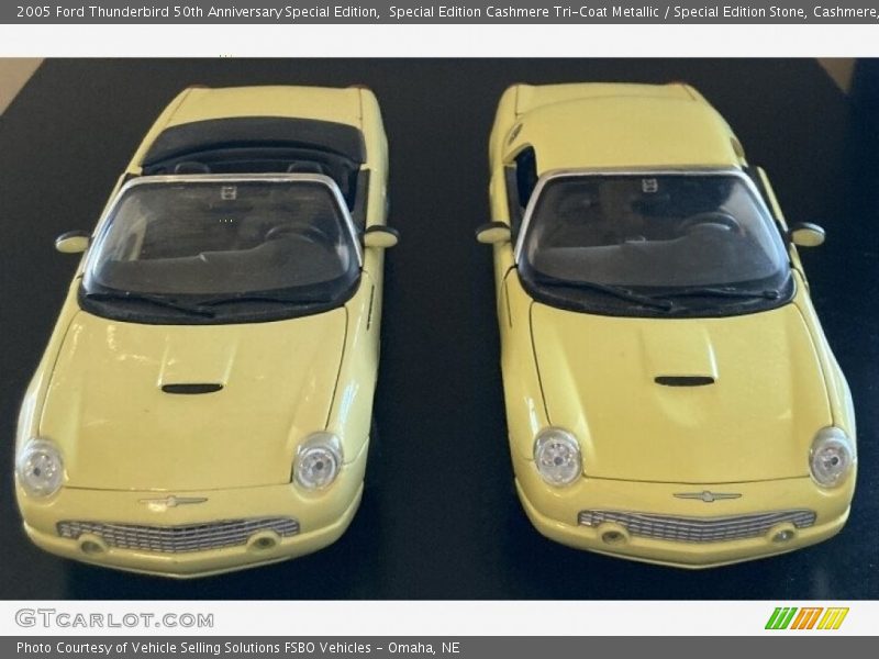 Special Edition Cashmere Tri-Coat Metallic / Special Edition Stone, Cashmere, Soft Gold 2005 Ford Thunderbird 50th Anniversary Special Edition