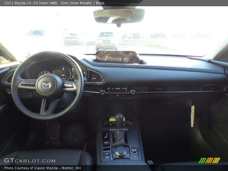 Sonic Silver Metallic / Black 2021 Mazda CX-30 Select AWD