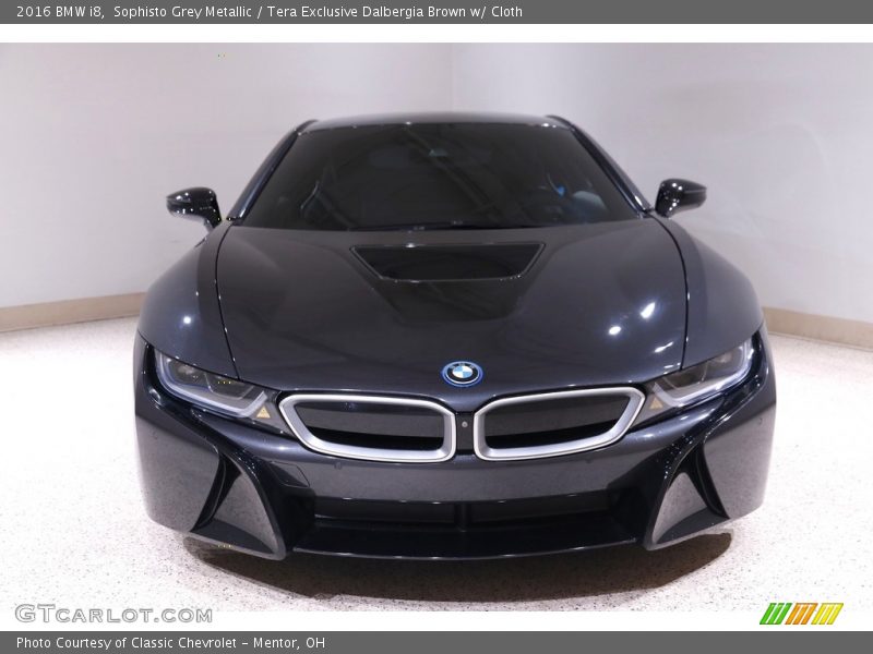 Sophisto Grey Metallic / Tera Exclusive Dalbergia Brown w/ Cloth 2016 BMW i8