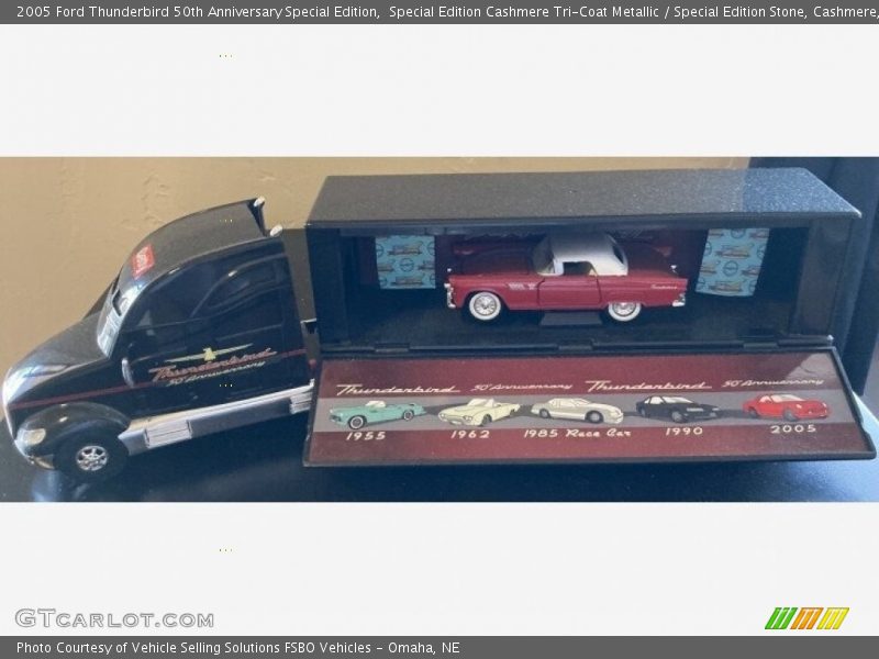 Special Edition Cashmere Tri-Coat Metallic / Special Edition Stone, Cashmere, Soft Gold 2005 Ford Thunderbird 50th Anniversary Special Edition