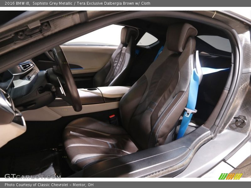 Sophisto Grey Metallic / Tera Exclusive Dalbergia Brown w/ Cloth 2016 BMW i8