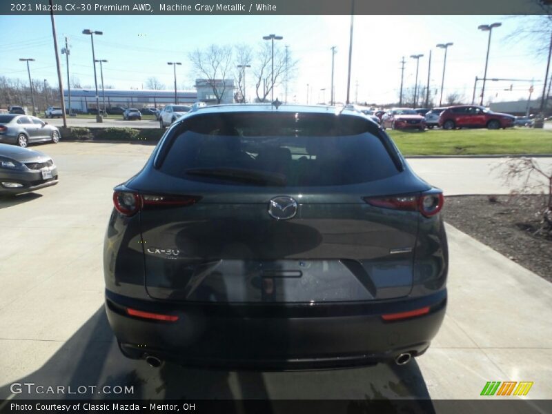 Machine Gray Metallic / White 2021 Mazda CX-30 Premium AWD