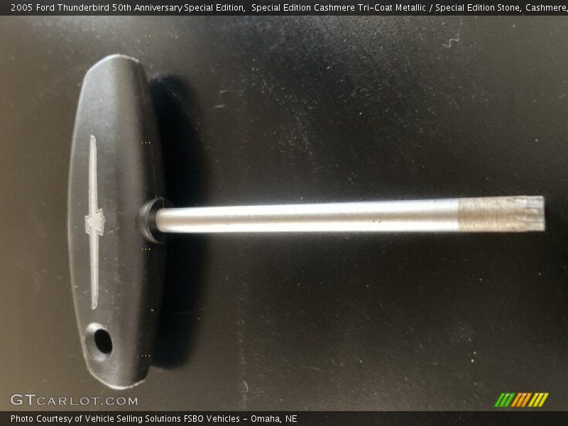 Special Edition Cashmere Tri-Coat Metallic / Special Edition Stone, Cashmere, Soft Gold 2005 Ford Thunderbird 50th Anniversary Special Edition