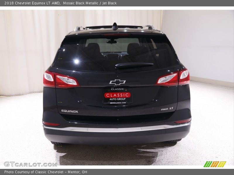 Mosaic Black Metallic / Jet Black 2018 Chevrolet Equinox LT AWD
