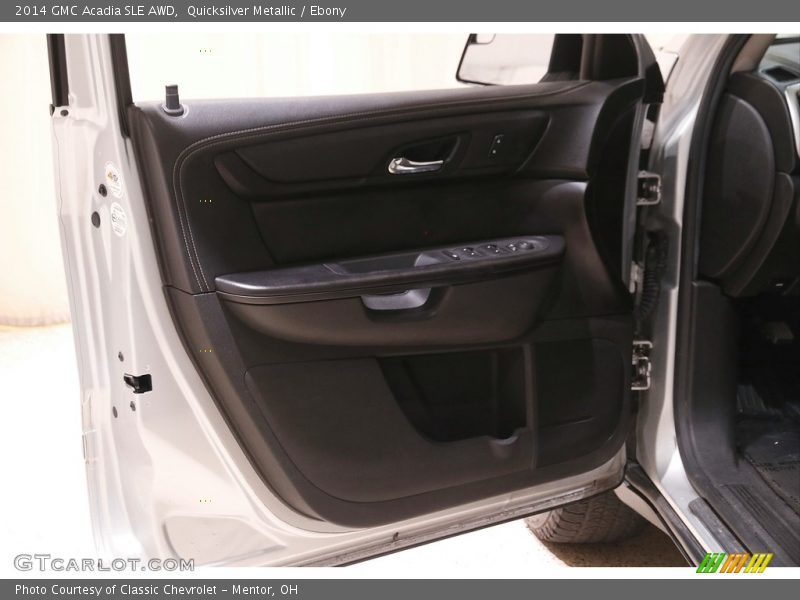 Quicksilver Metallic / Ebony 2014 GMC Acadia SLE AWD