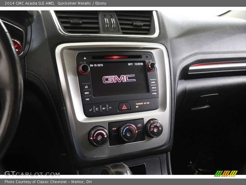 Quicksilver Metallic / Ebony 2014 GMC Acadia SLE AWD