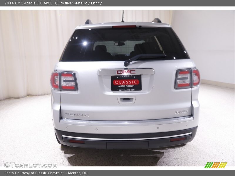 Quicksilver Metallic / Ebony 2014 GMC Acadia SLE AWD