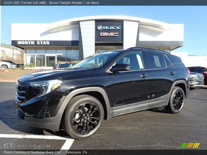 Ebony Twilight Metallic / Jet Black 2020 GMC Terrain SLE AWD