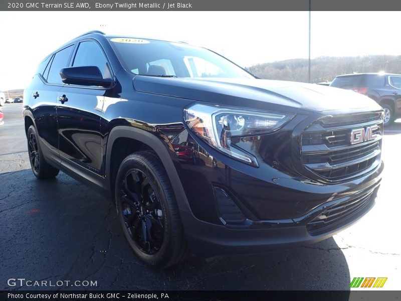 Ebony Twilight Metallic / Jet Black 2020 GMC Terrain SLE AWD