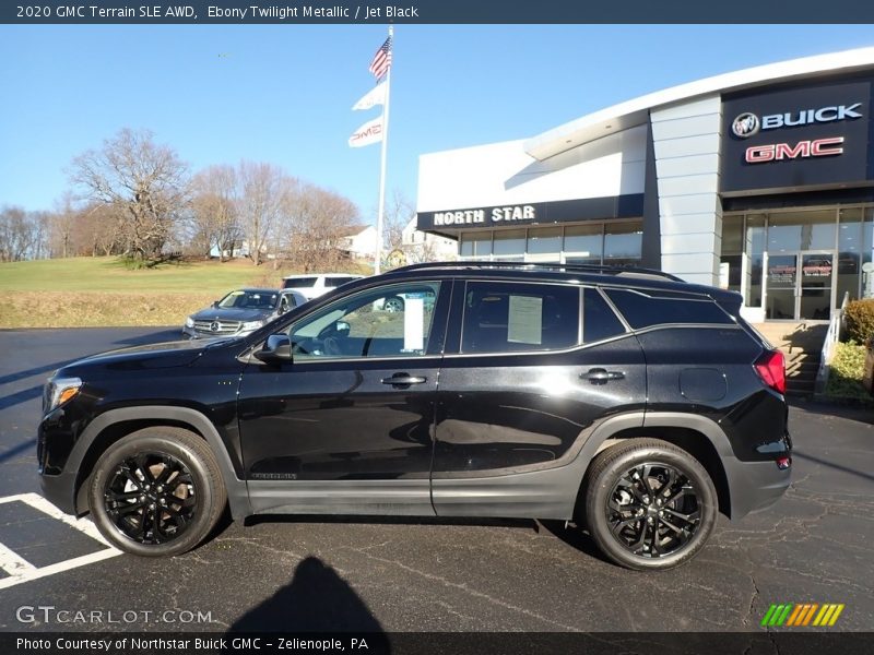 Ebony Twilight Metallic / Jet Black 2020 GMC Terrain SLE AWD