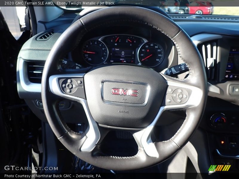 Ebony Twilight Metallic / Jet Black 2020 GMC Terrain SLE AWD