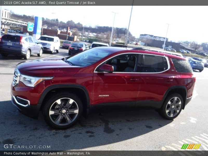 Red Quartz Tintcoat / Jet Black 2019 GMC Acadia SLT AWD