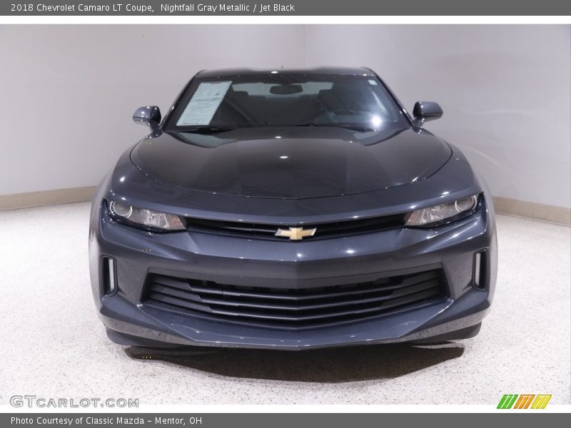 Nightfall Gray Metallic / Jet Black 2018 Chevrolet Camaro LT Coupe