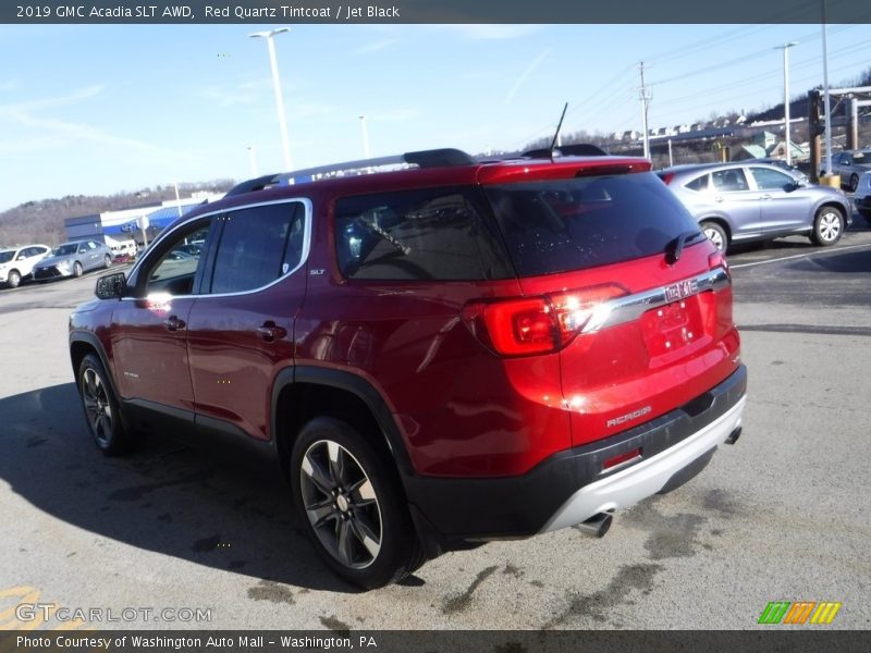 Red Quartz Tintcoat / Jet Black 2019 GMC Acadia SLT AWD