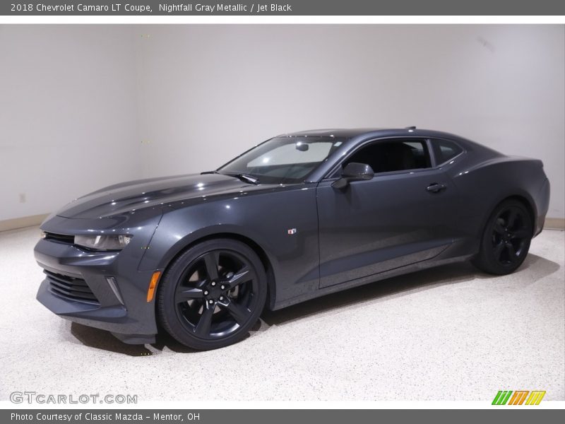 Nightfall Gray Metallic / Jet Black 2018 Chevrolet Camaro LT Coupe