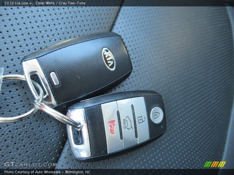 Clear White / Gray Two-Tone 2019 Kia Soul +