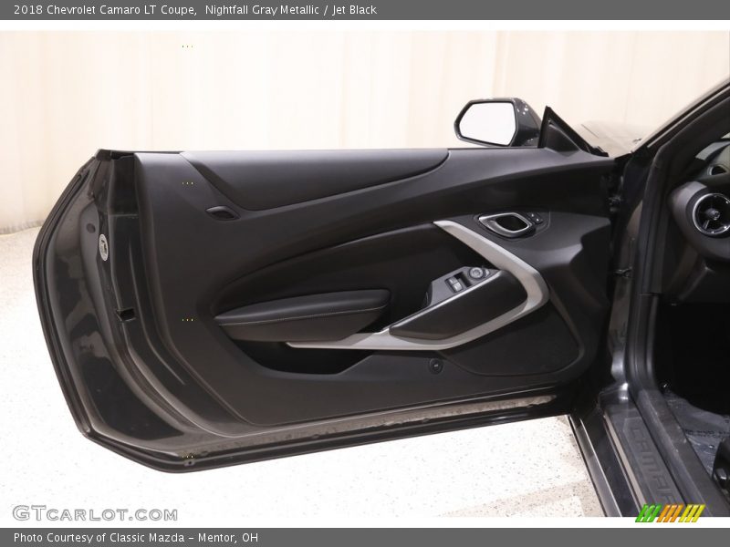 Nightfall Gray Metallic / Jet Black 2018 Chevrolet Camaro LT Coupe