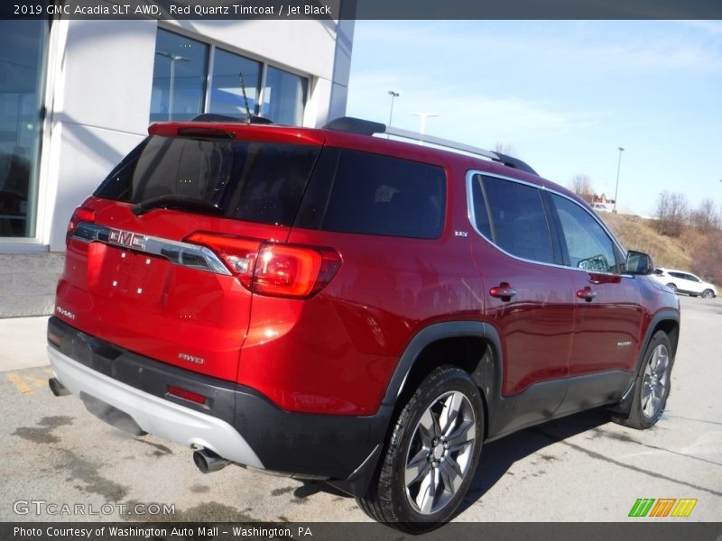 Red Quartz Tintcoat / Jet Black 2019 GMC Acadia SLT AWD