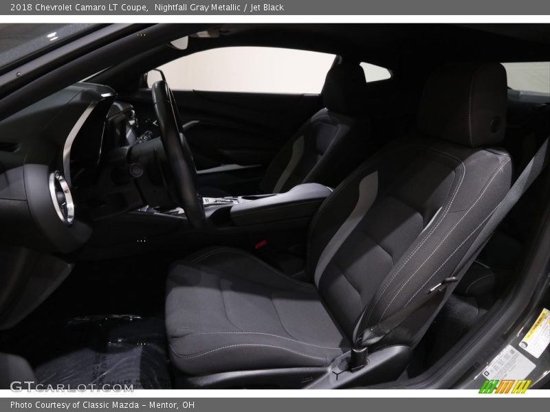 Nightfall Gray Metallic / Jet Black 2018 Chevrolet Camaro LT Coupe