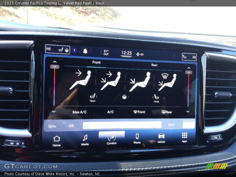Velvet Red Pearl / Black 2021 Chrysler Pacifica Touring L