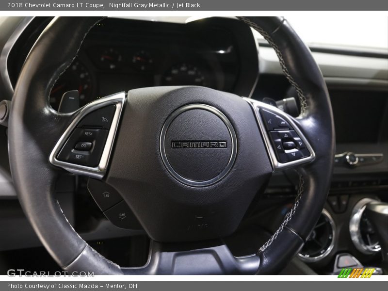 Nightfall Gray Metallic / Jet Black 2018 Chevrolet Camaro LT Coupe