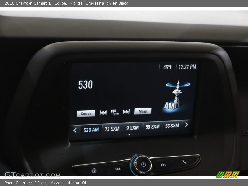 Nightfall Gray Metallic / Jet Black 2018 Chevrolet Camaro LT Coupe