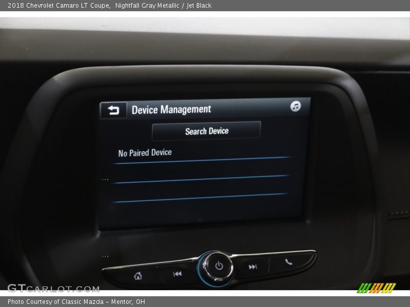 Nightfall Gray Metallic / Jet Black 2018 Chevrolet Camaro LT Coupe
