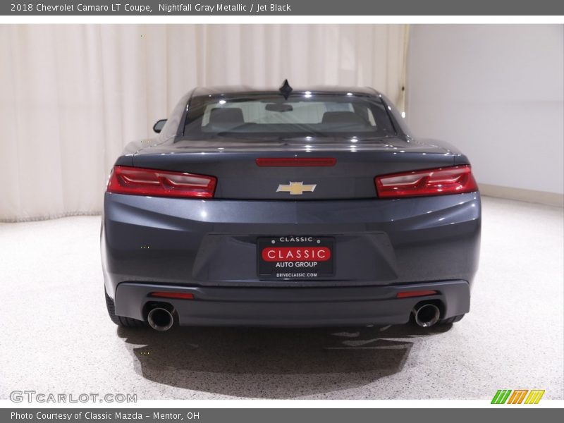 Nightfall Gray Metallic / Jet Black 2018 Chevrolet Camaro LT Coupe
