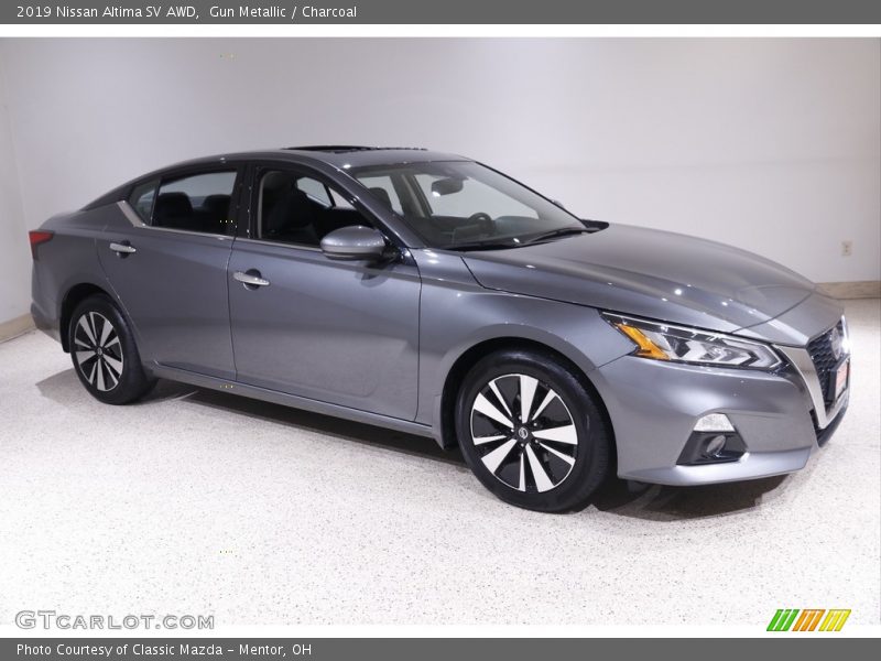Gun Metallic / Charcoal 2019 Nissan Altima SV AWD