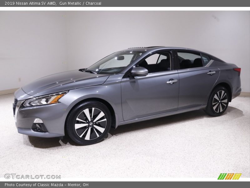 Gun Metallic / Charcoal 2019 Nissan Altima SV AWD