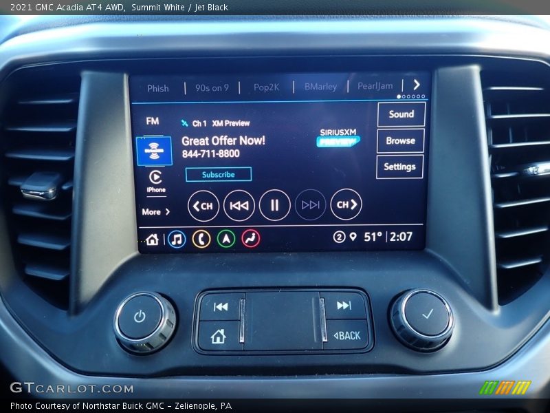 Summit White / Jet Black 2021 GMC Acadia AT4 AWD