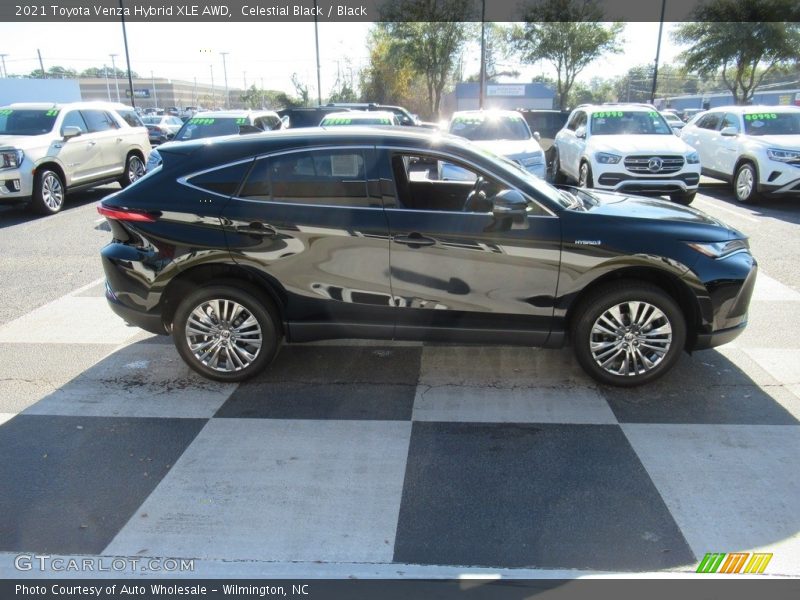 Celestial Black / Black 2021 Toyota Venza Hybrid XLE AWD
