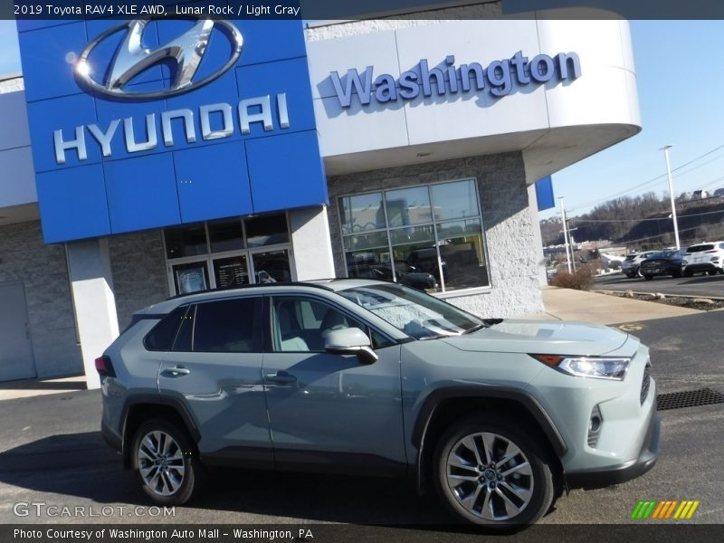 Lunar Rock / Light Gray 2019 Toyota RAV4 XLE AWD