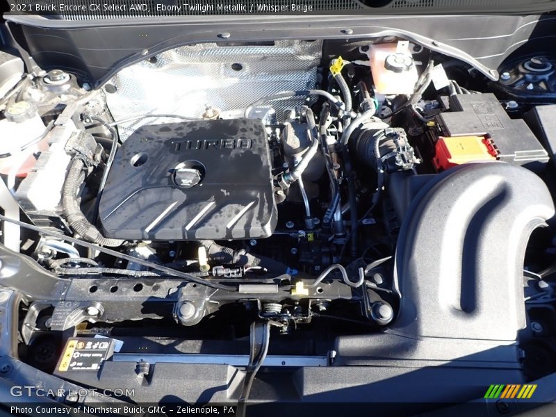 Ebony Twilight Metallic / Whisper Beige 2021 Buick Encore GX Select AWD