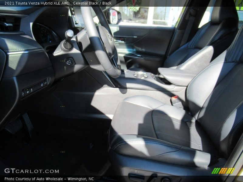 Celestial Black / Black 2021 Toyota Venza Hybrid XLE AWD