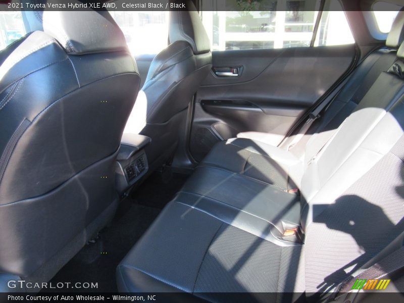 Celestial Black / Black 2021 Toyota Venza Hybrid XLE AWD